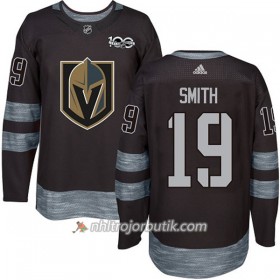 Män Ishockey Vegas Golden Knights Tröja Reilly Smith 19 1917-2017 100th Anniversary Adidas Svart Authentic